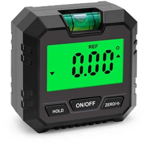 Inclinómetro, nivel digital electrónico, transportador de ángulos digital, para carpintería, construcción y automoción.