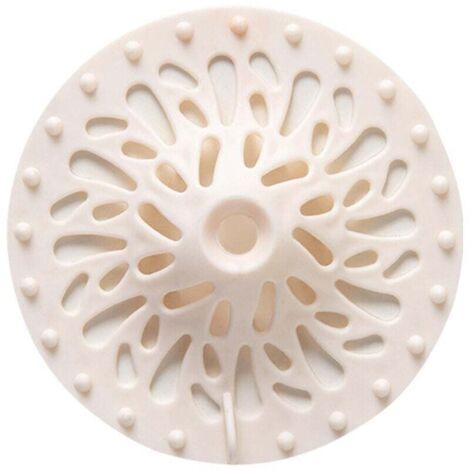 protectores de silicona para desagüe de fregadero, atrapapelos, filtro de ducha, rejilla de ducha, filtro de desagüe, azul y blanco (1/4)