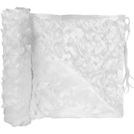 WerkaPro 10108 - Vela de sombra perforada - 120 g/m² - Poliéster - Cuadrada - 3 x 3 m - Blanca - Para balcón, terraza y jardín (1/4)