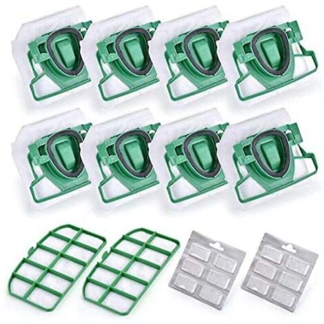 Repuestos para aspiradora Vorwerk Kobold Vk200 Fp200, bolsa de repuesto, filtro, 8 bolsas Vk200 + 2 (1/3)