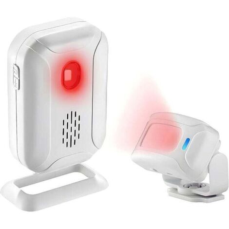 Timbre con sensor de movimiento, timbre de entrada comercial, timbre de tienda, timbre comercial, alarma de detección de movimiento, recordatorio para cuidadores de personas mayores, timbre para visit (1/4)