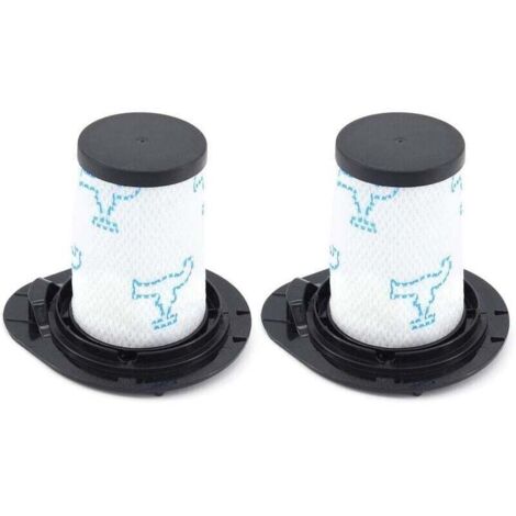 Pack de 2 filtros compatibles con aspiradoras Rowenta RH9890WO RH9879WO X-FORCE FLEX, accesorios para aspiradoras, elementos filtrantes (1/4)