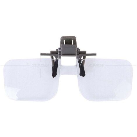 Lupas con clip, gafas de lectura plegables 2X para personas mayores, mujeres y hombres para leer (1/4)