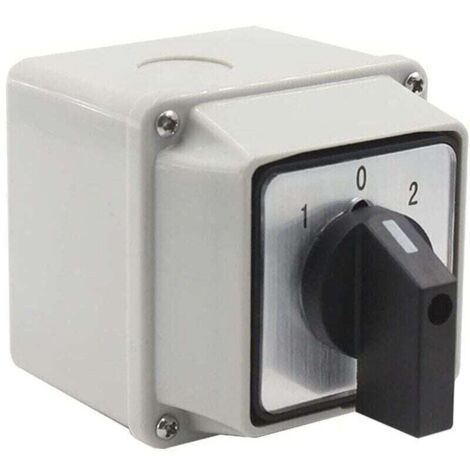 LW26-20/2 Conmutador de fuente universal con caja de montaje - 380 V, 20 A - Selector de leva giratorio universal (1/4)