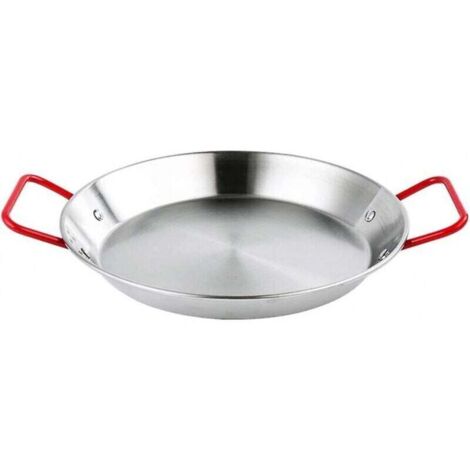 Paellera antiadherente de acero inoxidable de 32 cm (1/4)