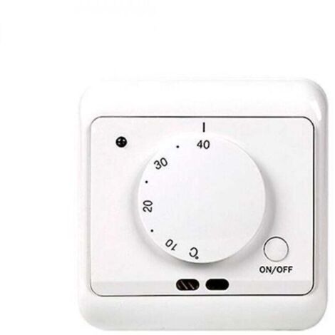 Termostato para suelo radiante, controlador de temperatura, 230 V CA, 50/60 Hz, 16 A (1/4)