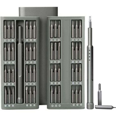 Juego de destornilladores de precisión para iPhone, minidestornilladores de 48 piezas para reparación de teléfonos móviles, herramientas de acero para iPhone S2, modelos de teléfonos móviles, cámaras (1/4)