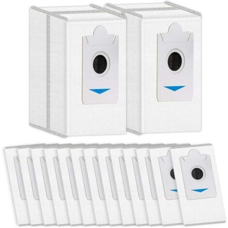 (15 piezas) Bolsas de polvo de repuesto X5 compatibles con la aspiradora robot X2 X2PRO, con capa de filtro de carbón activado (1/4)