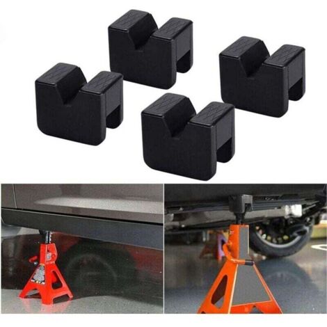 Almohadilla de goma para gato, 4 piezas, 63×50×44 mm, almohadilla de goma universal para coches y todoterrenos. Robusta y práctica. (1/4)