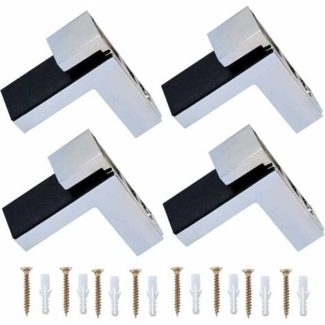 soportes de pared para estantes de vidrio o madera de 5 a 30 mm de grosor - Fei Yu (1/4)