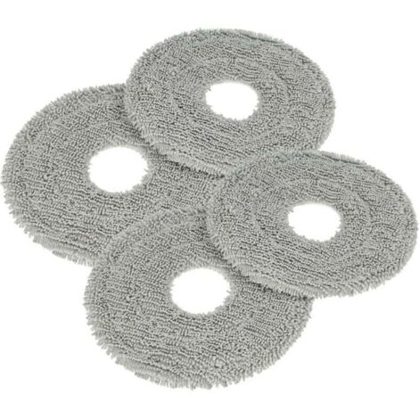 4x compatibles con el robot aspirador Xiaomi S20+ - Almohadillas de limpieza - 4x fundas de limpieza (1/4)