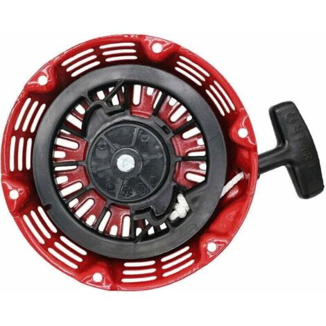 Arrancador de retroceso genérico para Honda GX120, GX160, GX168, GX200, 3 kW, con garra recta, garra curva, placa de tracción, manija, motor de gasolina, bomba de agua, accesorios de potencia. (1/4)