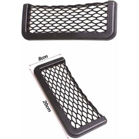 Juego de 2 redes de almacenamiento para maletero de coche Magic Black de 20 x 8,5 cm (1/4)