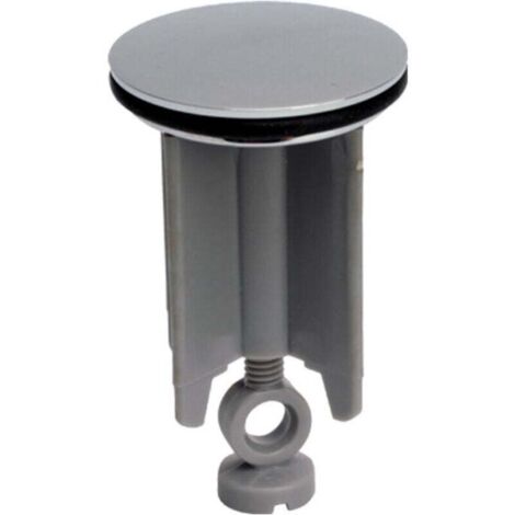 Tapón de desagüe universal para lavabo, Ø 40 mm, altura regulable, acero inoxidable, antical. (1/4)