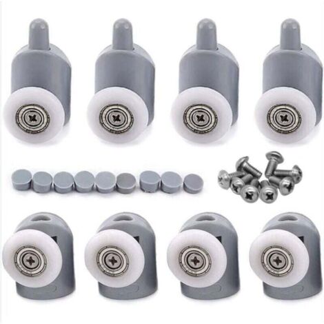 ruedas de 23 mm para puertas de ducha y puertas corredizas de baño. (1/4)