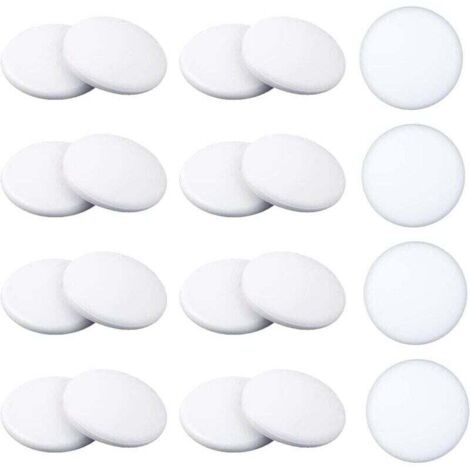 Tope de puerta de 20 piezas, protector de pared adhesivo, protector de parachoques, reutilizable, protectores de pared de silicona amortiguadores, pomos de puerta con adhesivo, gel amortiguador para p (1/4)