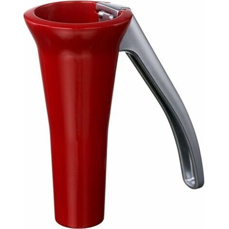 Cascanueces de acero inoxidable - Diseñado y fabricado en Suecia - Eficaz con nueces de todos los tamaños con mínimo esfuerzo - Cascanueces muy resistente y duradero - Color rojo (1/5)