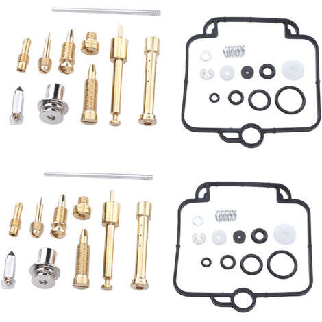 Kit de reparación de carburador, 2 juegos de herramientas para reconstrucción de carburador de motocicleta para F650 Mikuni BST 33 1993-2000