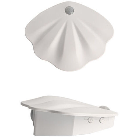 Lámpara LED inteligente recargable con sensor de movimiento, luz nocturna magnética sin cables, aplique de pared para interiores, número de puerta (Blanco)