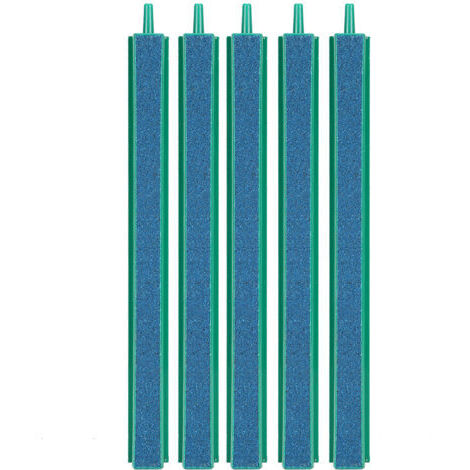 Barra de arena para acuario, aireación para peceras, barras de piedras difusoras de aire, difusor de oxígeno, barras de burbujas, tamaño grande (1/5)