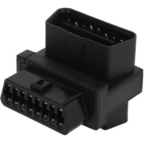 Adaptador divisor de conector OBD2 de 16 pines macho a 2 hembras, plug and play, para extensión de diagnóstico. (1/5)