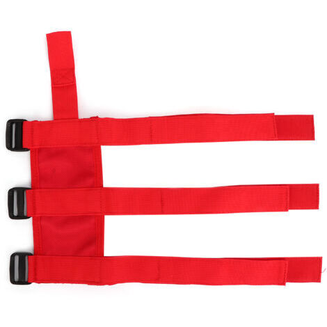 Correa de soporte para extintor de incendios de coche, ajustable, apta para Jeep Wrangler/Gladiator rojo. (1/5)