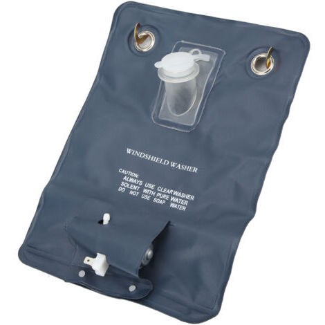 Kit de bolsa para líquido limpiaparabrisas fácil de reemplazar y práctico, con herramientas de limpieza y bomba de 12 V para coche. (1/4)