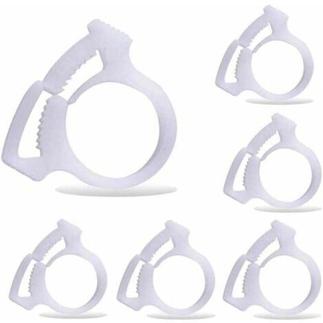 Abrazaderas para manguera de limpiafondos B15 de 6 piezas, aptas para limpiafondos Polaris 180, 280, 360, 380 y 480. (1/4)