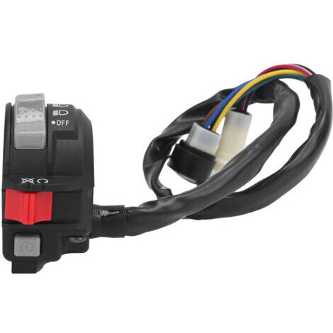 Botón de arranque e interruptor de luz del manillar izquierdo de repuesto para Moto 4 225 2x4 1986 (1/4)