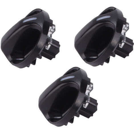 Juego de 3 perillas para aire acondicionado y calefacción 559050C010 Perillas de control para modificación de automóviles, diales de calefacción o reemplazo del ventilador para Tundra 2000-2006 (1/4)