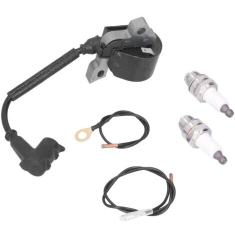 Bobina de encendido y cable de bujía 000 400 1300. Compatible con Stihl 024 026 028 029 034 036 038 039 044 048 MS240 MS260 MS290 MS310 MS360C. (1/4)