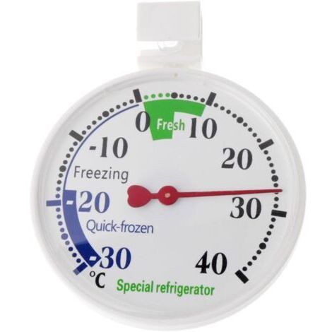 Termómetro para frigorífico y congelador - Indicador de temperatura del frigorífico - Uso doméstico (1/4)