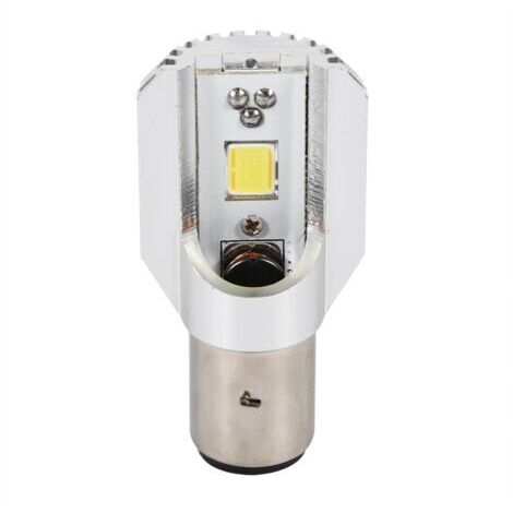 Faro LED BA20D para motocicleta, luz de cruce/carretera, luz COB, lámpara para scooter. (1/4)