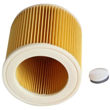 Filtro de repuesto para aspiradoras Karcher Hoover, cartucho para sólidos y líquidos, filtro para A1000 A2200 A3500 A223 WD2.200 WD3.500 (1/4)