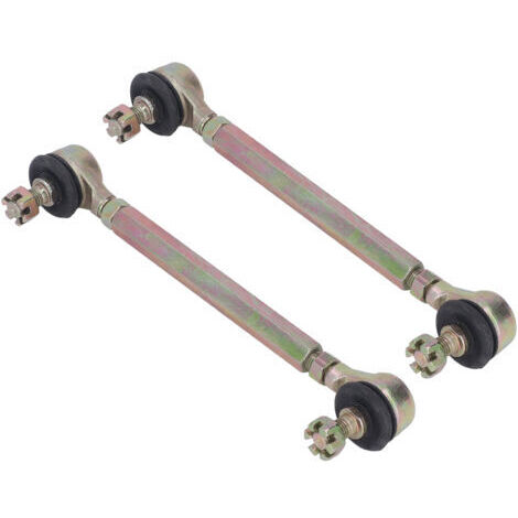 Conjunto de rótula estabilizadora de barra de 2 piezas con rosca M10 de 10 mm para acero aleado, para ATV de cuatro ruedas de 50 cc, 70 cc, 90 cc y 110 cc. (1/4)