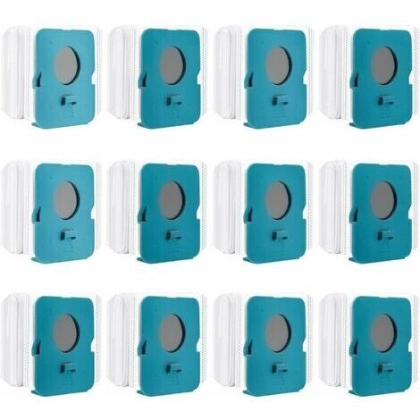 Juego de 12 bolsas para aspiradora Clean Station para Samsung Bespoke Jet VCA-ADB95, VS20A95923W, bolsas de repuesto para aspiradora, accesorios para aspiradora (1/4)