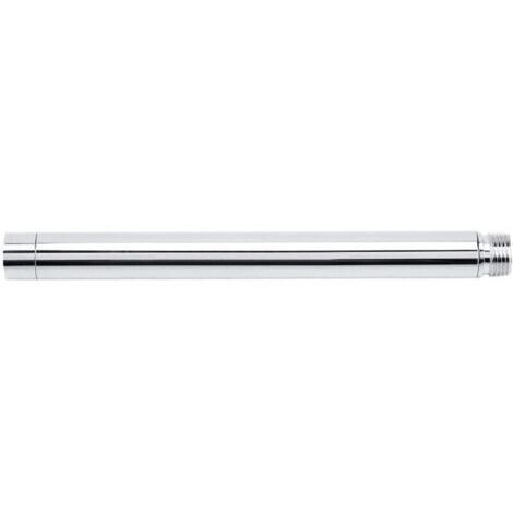 Brazo de ducha redondo de acero inoxidable, extensión de ducha de 8 pulgadas con revestimiento cromado. (1/5)