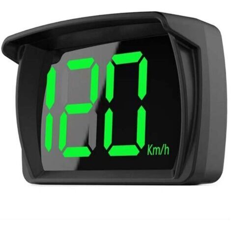 Velocímetro digital para coche con pantalla de visualización frontal, velocímetro GPS para coche con pantalla de visualización frontal, pantalla de visualización frontal km/h (1/3)
