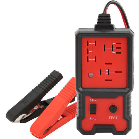 Probador de relés para automóviles de 12 V, probador de relés electrónicos para automóviles, herramienta de diagnóstico fácil de usar, universal para baterías de automóviles. (1/4)