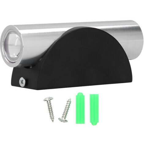 Aplique de pared LED de doble cabezal para interiores, 2W, para decoración del hogar, bar o porche, AC85-265V (luz roja) (1/4)