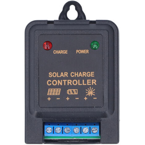 Controlador de carga solar, regulador de descarga de batería de 6V 12V 3A para iluminación (1/4)