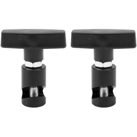 Abrazadera de soporte para elevación del capó, 2 piezas, soporte para amortiguador de portón trasero, herramienta de sujeción para portón trasero y maletero, color negro. (1/4)