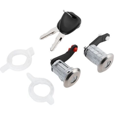 Cilindro maestro de 2 fases y 2 cilindros, cilindro de cerradura Peugeot 107, cilindro de cerradura maestro de 2 cilindros, cerradura principal de puerta de pasajero Movano y llave exterior Vauxhall L (1/4)