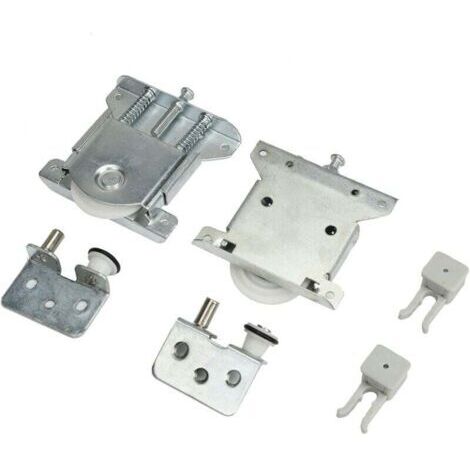 Ruedas para puertas correderas de armarios, piezas para puertas correderas, ruedas para puertas de armarios, rodillos, guías para rieles de armarios, ruedas deslizantes, rodillo para puerta de armario (1/4)