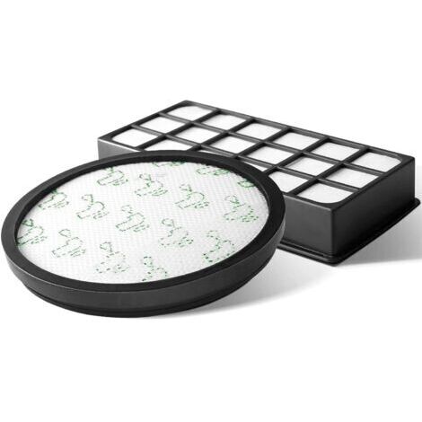 Kit de filtros ZR006001 para aspiradoras Rowenta, Tefal X-Trem Power Cyclonic Series, color gris. (1/4)