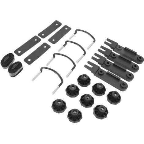 Kit de montaje universal para techo con perno en U, tuerca de seguridad, junta de goma, pequeño techo ligero y accesorios para equipaje para la mayoría de los modelos. (1/4)