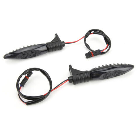 Par de intermitentes delanteros LED de repuesto de 12 V para S1000RR R1200GS F800GS, lente negra. (1/4)