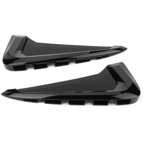 2 piezas de embellecedores negros para las rejillas de ventilación laterales del coche, accesorios de decoración para X5 F15 2014-2018 (1/4)