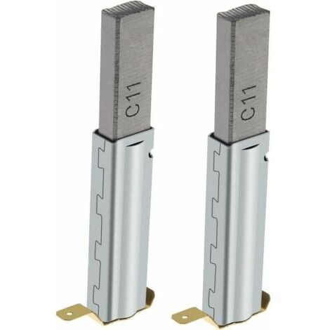 pares (4 piezas) de escobillas de carbón de repuesto compatibles con aspiradoras industriales de 30/60/70/80/90 L. Dimensiones: 10 mm x 6 mm x 29 mm. Accesorios para aspiradoras. (1/4)