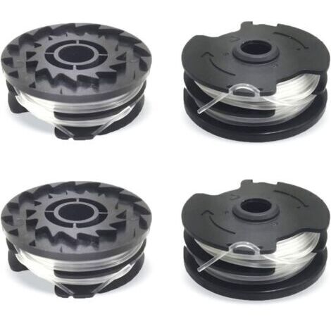 carretes de hilo de repuesto para LIDL Parkside, hilo de nailon de repuesto para desbrozadoras LIDL Parkside, PRTA 20-Li A1, B2, C3, PRT 550 A1, A3, PRT 300 A1 - 2 x 4 m (1/5)